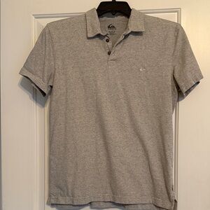 Quiksilver Men's Heather Gray Polo Shirt